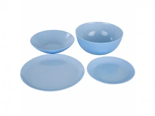 Komplet obiadowy Diwali Light Blue 19-elementowy LUMINARC - Serwisy obiadowe - miniaturka - grafika 2