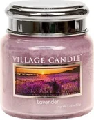 Świece - NoName świeca zapachowa Lavender 6,5 x 7 cm wosk/szkło liliowy twm_937102 - miniaturka - grafika 1