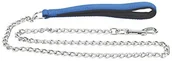 Smycze dla kotów - CHAPUIS SELLERIE chapuis seler sla068 smycz dla psa  obracany łańcuszek ze stali o średnicy 4 MM  pasek na rękę Nylon Niebieski  długość 1 m  rozmiar XL - miniaturka - grafika 1