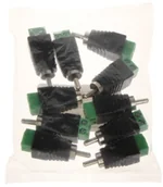 Złącza, przejściówki, adaptery - ABCVISION Wtyk CINCH-W/S*P10 opakowanie 10 sztuk CINCH-W/S*P10 - miniaturka - grafika 1