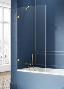 New Trendy Parawan Nawannowy 70X150 Uniwersalny Avexa Gold Exk-2006-Wp - Parawany nawannowe - miniaturka - grafika 2