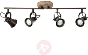 Brilliant Spot sufitowy Seed, 4-punktowy, czarny - Lampy sufitowe - miniaturka - grafika 4