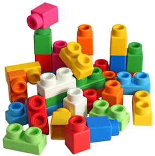 Clementoni CLEMMY PLUS Zestaw Klocków 30 elementów w woreczku 18 m+ CLE14879 - Klocki - miniaturka - grafika 2