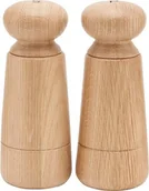 Pojemniki na przyprawy - House Doctor Młynki do soli i pieprzu Wardha dębowe 2 el. 258730300 - miniaturka - grafika 1