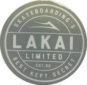 Dodatki do ubrań - LAKAI naklejka LAKAI CIRCLE STICKER ASS1 - miniaturka - grafika 1