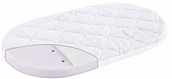 Materace - Träumeland , Brise - materac mały, owalny (do wózka dziecięcego, kołyski) biały - miniaturka - grafika 1