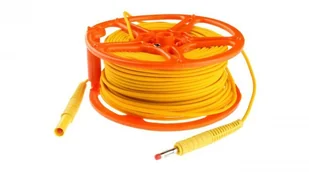 Conotech 50 m żółty na szpuli (wtyki bananowe) WAPRZ050YEBBSZ - Przewody elektryczne - miniaturka - grafika 3