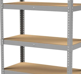 Marbo Regały Regał magazynowy Hard II 220x100x50 6P 3000 kg hard_220x100x50x6 - Szafy i regały magazynowe - miniaturka - grafika 5