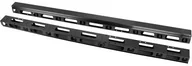 Szafy rack - Lanberg Organizer kabli AK-1209-B pionowy do szaf stojących 37U czarny - miniaturka - grafika 1