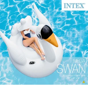 Intex Dmuchany materac basenowy Mega Swan Island, 56287EU vidaXL - Akcesoria do basenów - miniaturka - grafika 3
