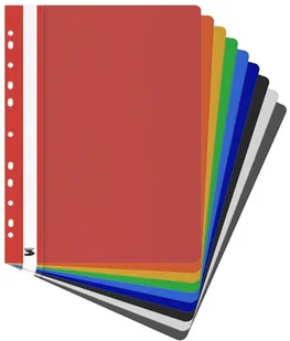 TIERRA Skoroszyt wpinany sztywny PCV granatowy a'10 SKWA4/GRAN - Teczki i skoroszyty - miniaturka - grafika 2