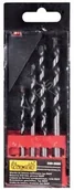 Wiertła - CONDOR Zestaw wierteł szlifowane typ B&W CON-0006 do betonu,do cegły 5mm,6mm,8mm,10mm 4szt - miniaturka - grafika 1