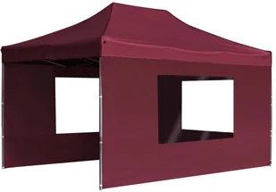 vidaXL Profesjonalny, składany namiot imprezowy ze ścianami, 4,5 x 3 m - Pawilony ogrodowe - miniaturka - grafika 3
