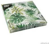Obrusy i serwetki - Papstar Serwetki "Monstera" 20 szt. 33 cm x 33 cm 3 warstwy 86705 - miniaturka - grafika 1