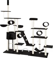 Drapaki dla kotów - tectake Drapak dla kota Snooky 261 cm - czarny 403918 - miniaturka - grafika 1