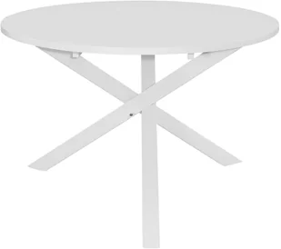 vidaXL 5-częściowy zestaw mebli do jadalni, MDF, biały - Stoły z krzesłami - miniaturka - grafika 2