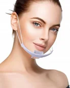 Przyłbice ochronne - Profesjonalna Przyłbica Mini Ochronna Usta Nos - miniaturka - grafika 1