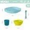 Beaba Komplet naczyń z silikonu blue - Miseczki i talerzyki dla dzieci - miniaturka - grafika 6