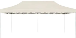 vidaXL Profesjonalny, składany namiot imprezowy, 6 x 3 m, kremowy 45501 - Pawilony ogrodowe - miniaturka - grafika 4