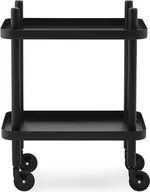 Ławy i stoliki kawowe - Normann Copenhagen Stolik Block czarny z czarną ramą 602196 - miniaturka - grafika 1