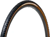 Opony rowerowe - Panaracer GravelKing EXT Plus Folding Tyre 700x38C TLC, black/brown 40-622 | 700x38C 2021 Opony szosowe 607635 - miniaturka - grafika 1