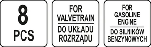 Yato ZESTAW BLOKAD ROZRZĄDU FORD/VOLVO/MAZDA ZAWIERA 8 ELEMENTÓW - Narzędzia warsztatowe - miniaturka - grafika 5