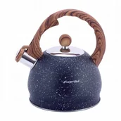 Czajniki na gaz - Kamille Marmurkowy czajnik z gwizdkiem imitacja drewna 2,0L 1071 - miniaturka - grafika 1