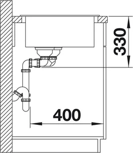 Blanco Naya 8 szarość skały 519647 - Zlewozmywaki - miniaturka - grafika 6