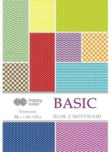 GDD Blok z motywami Basic A4/15ark HAPPY COLOR - Artykuły biurowe - miniaturka - grafika 6