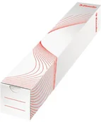 Pudła i kartony archiwizacyjne - Esselte Tuba kartonowa na plakaty 500mm - biała 20956 - miniaturka - grafika 1