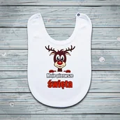 Śliniaki i fartuszki - Poczpol Moje pierwsze święta, renifer - śliniak świąteczny 42237-uniw - miniaturka - grafika 1