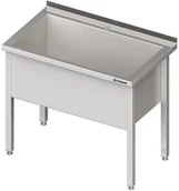Stoły gastronomiczne - Stalgast Stół z basenem jednokomorowym W800xD600xH850 mm(981346080) - miniaturka - grafika 1