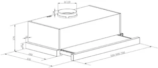 Candy CBT625/2X - Okapy kuchenne - miniaturka - grafika 3