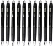 Długopisy - Idena 10130956 - długopis z mechanizmem druku, 10 sztuk czarny 10130956 - miniaturka - grafika 1