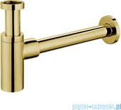 Syfony - Omnires syfon umywalkowy ozdobny złoty A186ZL - miniaturka - grafika 1