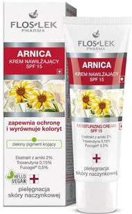 Flos-Lek Arnica krem nawilżający SPF15 do skóry naczynkowej 50ml 100093-uniw - Kremy do twarzy Flos-Lek Arnica krem nawilżający SPF15 do skóry naczynkowej 50ml 100093-uniw - Kremy do twarzy - miniaturka - grafika 1