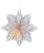 Oświetlenie świąteczne - Markslojd Ozdoba wisząca świetlna Gwiazda 45cm szary NEELA 705837 705837 - miniaturka - grafika 1