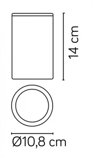 Su-Ma Lampa sufitowa IP54 SUMA ADELA 7004 DG ogrodowa ciemno-szara lampa z regulacją kąta padania światła 7004 DG - Lampy sufitowe - miniaturka - grafika 3