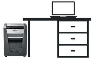 Rexel Momentum X420, konfetti, P-4, 20 kart., 30l, czarna ACR2104578EU - Niszczarki - miniaturka - grafika 9