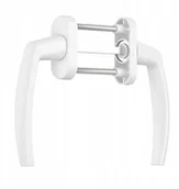 Akcesoria do okien - Klamka Victory balkonowa dwustronna Biała - miniaturka - grafika 1