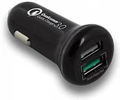 Ładowarki samochodowe - Ewent EWENT - 2 PORT ŁADOWARKA SAMOCHODOWA USB SMART CHARGER 2.4 A EM1352 - miniaturka - grafika 1
