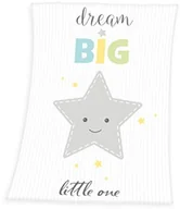 Koce - Herding 1440205014 Fynn Star koc koc mikrofibra Polar z mikrofazy-flauszowa, poliester, biała, 75 x 100 cm 1440205014 - miniaturka - grafika 1