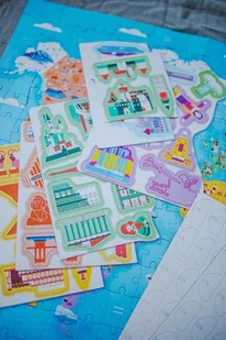 Janod Puzzle Edukacyjne z Figurkami 3d Cuda Świata 350 Elementów 7 +, - Puzzle - miniaturka - grafika 12