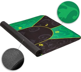 MKS ZIELONA MATA DO POKERA 160x80CM POKŁADKA STÓŁ BLAT 20030147 - Zestawy do pokera - miniaturka - grafika 5