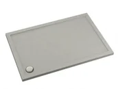 Brodziki prysznicowe - Schedpol CASPAR NEW CEMENT STONE 90x120 3.2347/CT/ST+SYFON - miniaturka - grafika 1