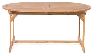 Beliani Zestaw ogrodowy drewniany 8-osobowy poduchy ceglaste MAUI - Meble ogrodowe - miniaturka - grafika 4