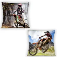 Poszewki na poduszki - Faro Poszewka Turbo Motorcross 007 40x40 cm 41330 - miniaturka - grafika 1