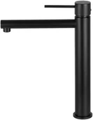 Baterie umywalkowe - Corsan Bateria umywalkowa wysoka CMB7512BL Lugo czarna - miniaturka - grafika 1