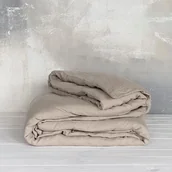 Pościel - Poszwa na kołdrę lniana MOANA Pure Rozmiar 160x200 Kolor eucaliptus green - miniaturka - grafika 1