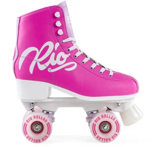 RIO ROLLER Wrotki klasyczne retro Script Pink Lilac Rio Roller + Torba RIO270 - Wrotki - miniaturka - grafika 2